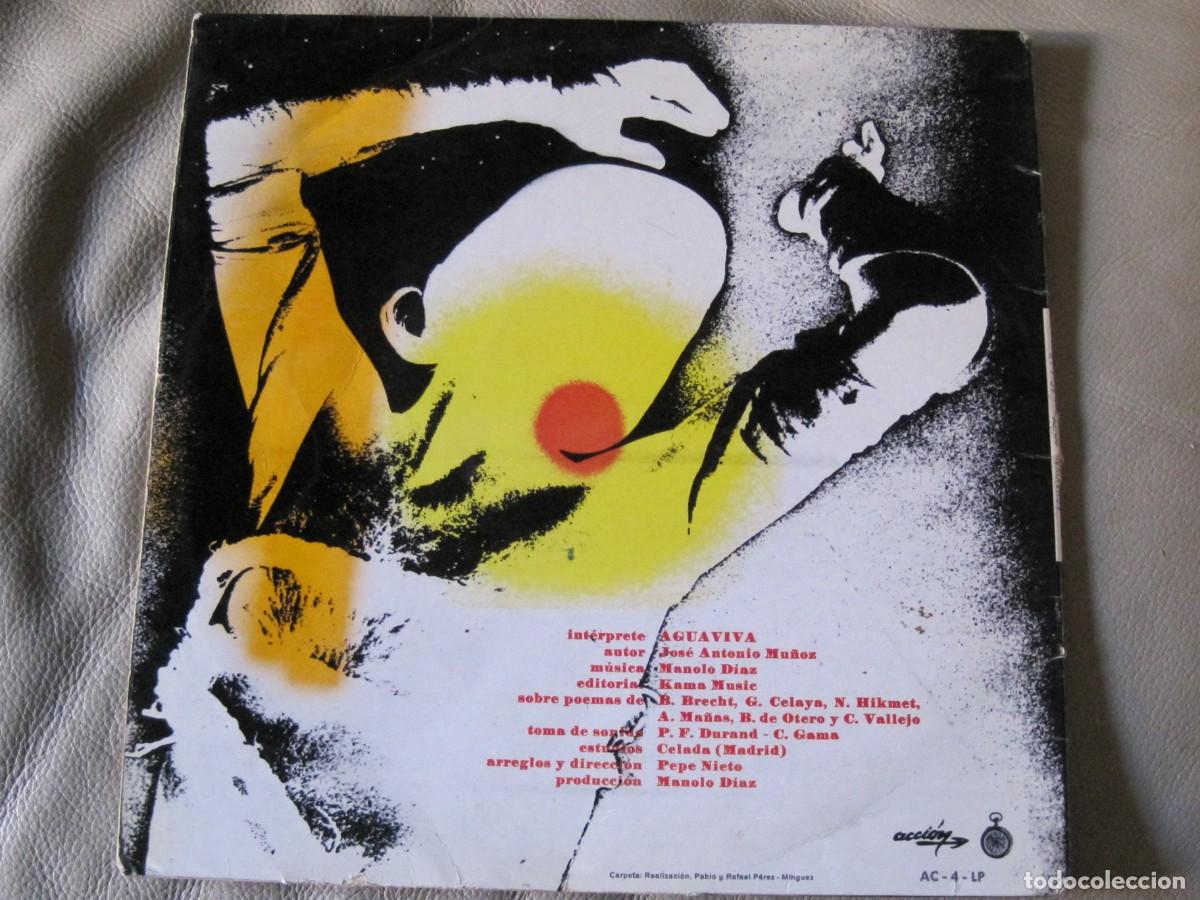 Discos de vinilo: AGUAVIVA - APOCALIPSIS DISCOS ACCI&Oacute;N 1971 - Foto 2