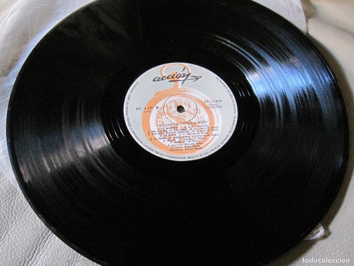 Discos de vinilo: AGUAVIVA - APOCALIPSIS DISCOS ACCI&Oacute;N 1971 - Foto 7