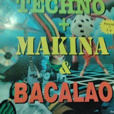 Discos de vinilo: DOBLE LP . TECHNO + MAQUINA & BACALO - X2 DISCO VINILO -