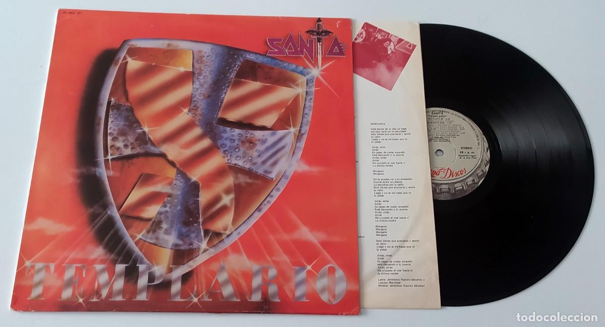 Discos de vinilo: LP SANTA - TEMPLARIO - Foto 3