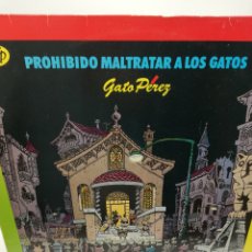 Discos de vinilo: PROHIBIDO MALTRATAR A LOS GATOS. GATO PÉREZ. 1982.