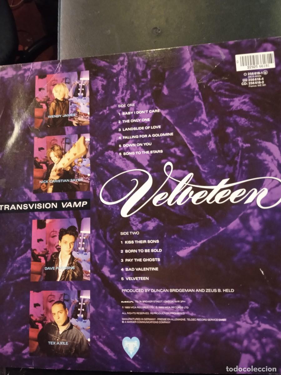 transvision vamp- velveteen. lp - Buy LP vinyl records of Pop-Rock