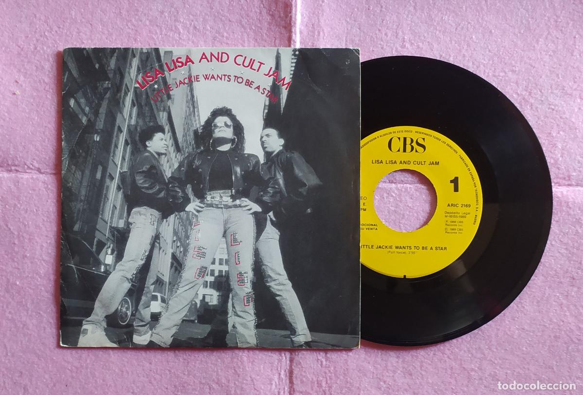 Vinyl records: 7&rdquo; LISA LIS & CULT JAM &ndash; Little Jackie Wants To Be A Star - SPAIN press - PROMO - 1Sided (EX/EX)