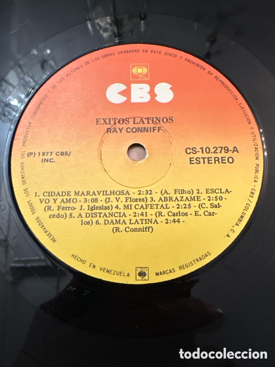 Discos de vinilo: LP - RAY CONNIFF - EXITOS LATINOS (SPAIN, CBS 1977) - Foto 3