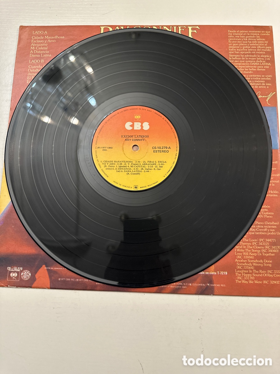 Discos de vinilo: LP - RAY CONNIFF - EXITOS LATINOS (SPAIN, CBS 1977) - Foto 4