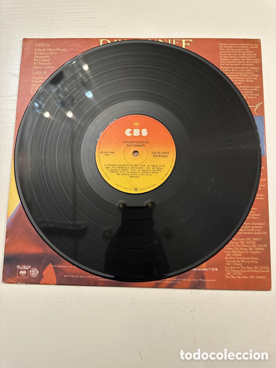 Discos de vinilo: LP - RAY CONNIFF - EXITOS LATINOS (SPAIN, CBS 1977) - Foto 5