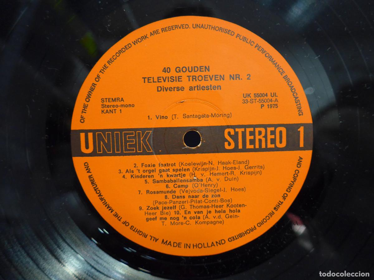Discos de vinilo: 40 GOUDEN TELEVISIE TROEVEN 2 - Foto 7