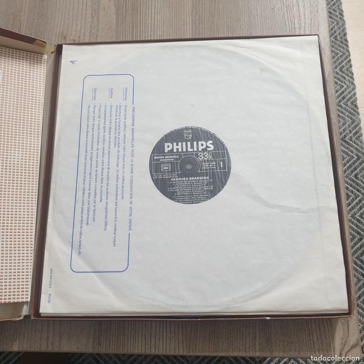 Discos de vinilo: COFRE con 12 LPS DE GEORGES BRASSENS. - Foto 6