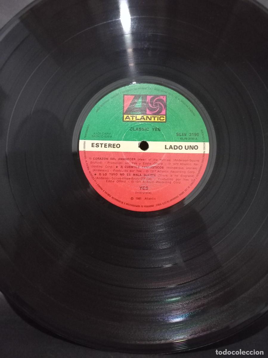Discos de vinilo: YES - CLASSIC / SLIN 3190 - 1981 - Foto 3