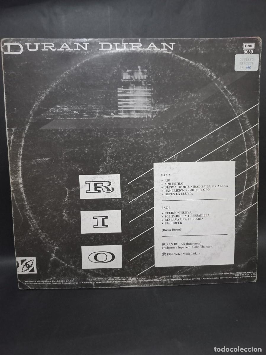 Discos de vinilo: DURAN DURAN - RIO / EMI 8089 - 1982 - Foto 2