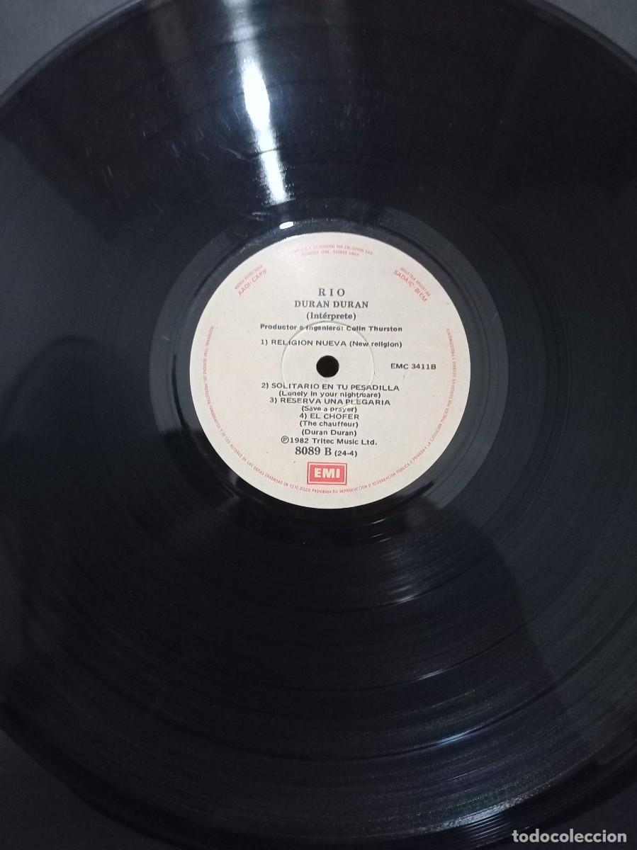 Discos de vinilo: DURAN DURAN - RIO / EMI 8089 - 1982 - Foto 3
