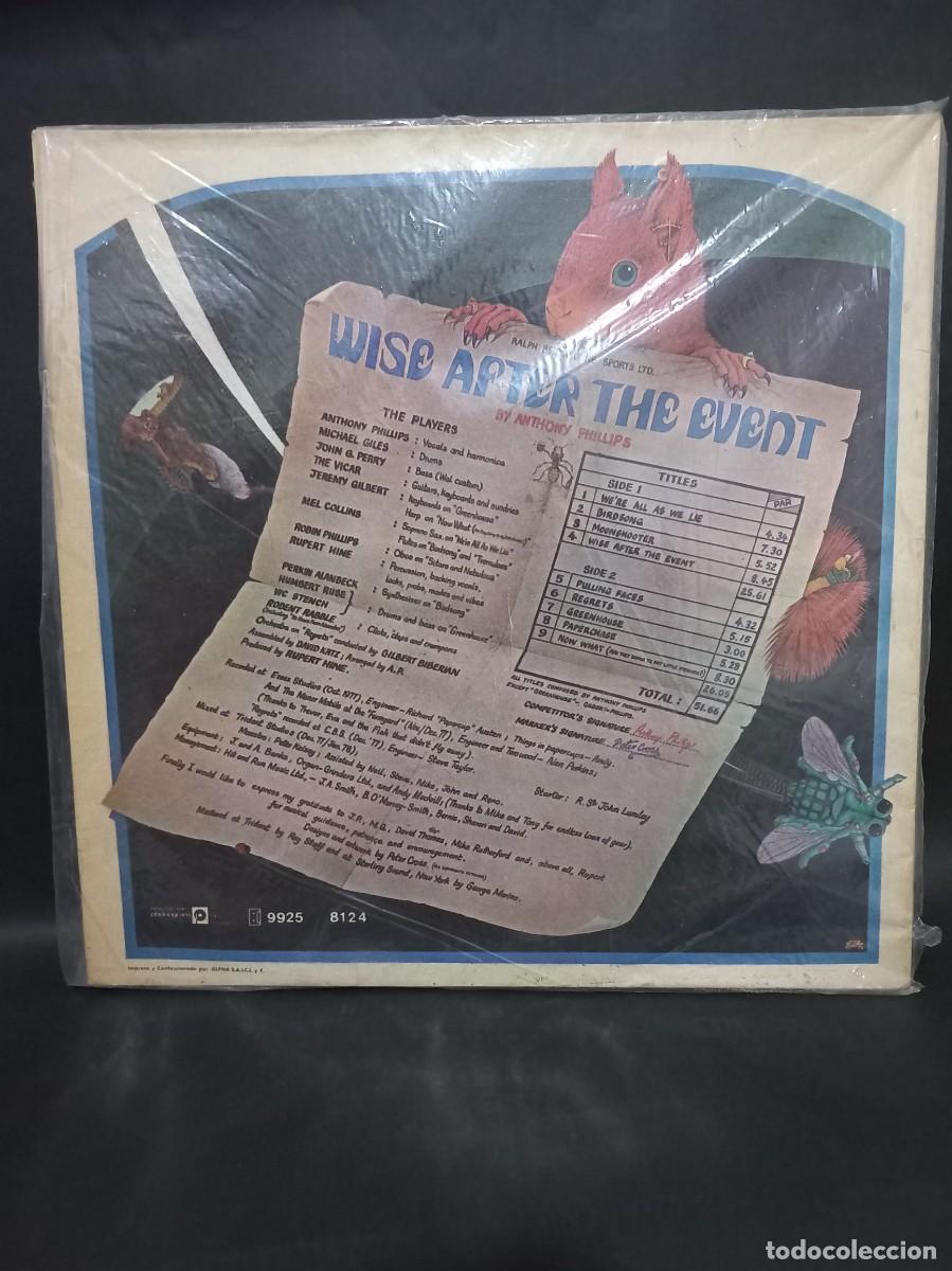 Discos de vinilo: ANTHONY PHILLIPS - WISE AFTER THE EVENT / 9925 8124 - 1979 - Foto 2