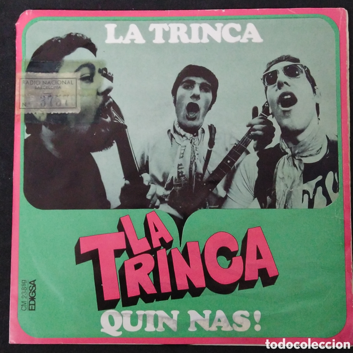 Discos de vinilo: LA TRINCA - QUIN NAS - 1969 - SINGLE 7&rdquo; - Foto 1