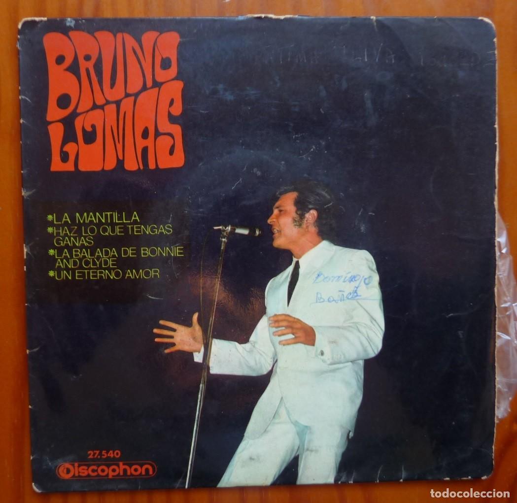 Discos de vinilo: BRUNO LOMAS / LA MANTILLA+3 / 1968 / EP - Foto 1