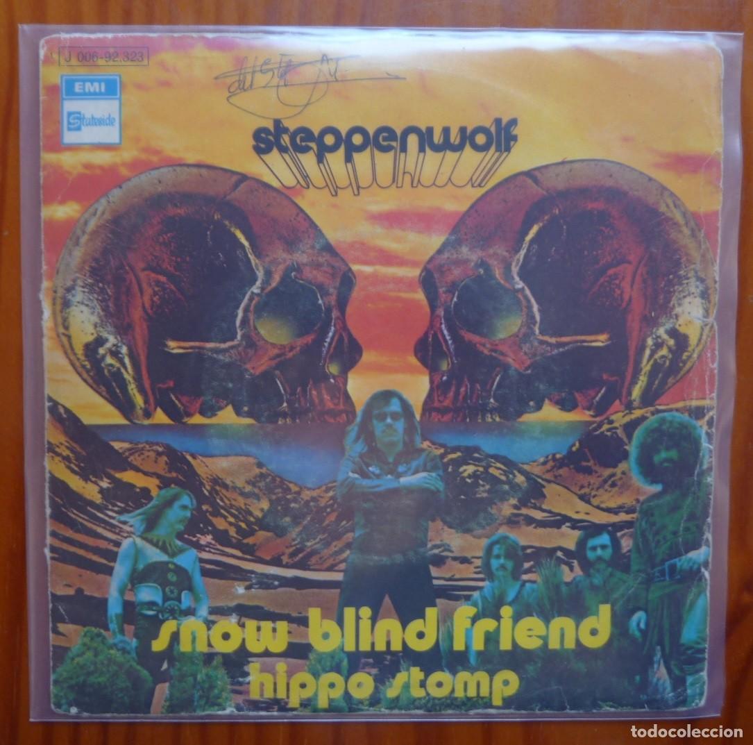 Discos de vinilo: STEPPENWOL / SNOW BLIND FRIEND / 1971 / SINGLE - Foto 1