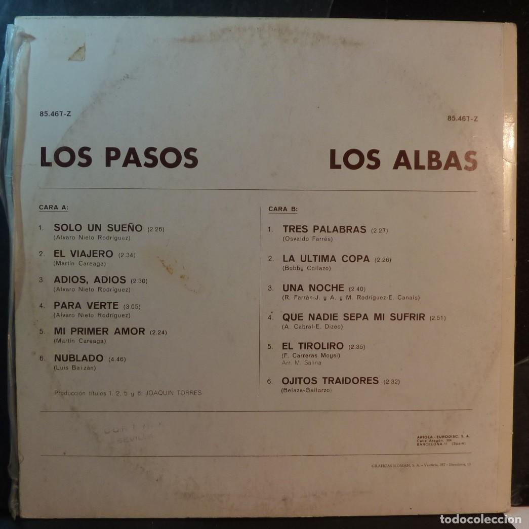 Discos de vinilo: LOS PASOS / LOS ALBAS // 1972 // LP - Foto 2