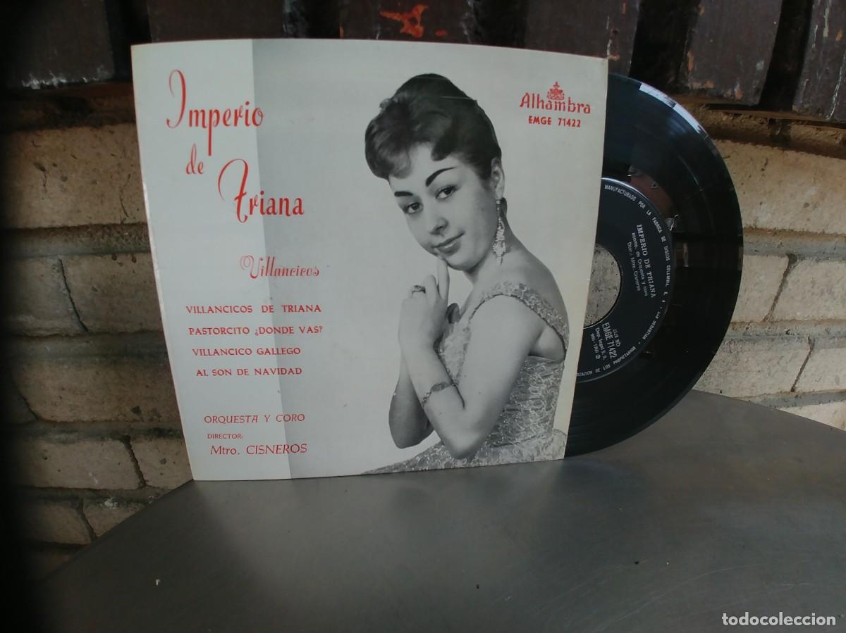 Discos de vinilo: IMPERIO DE TRIANA-EP VILLANCICOS - Foto 1