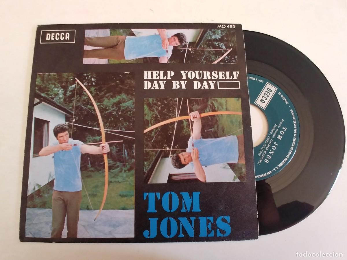 Discos de vinilo: TOM JONES-SINGLE HELP YOURSELF - Foto 1