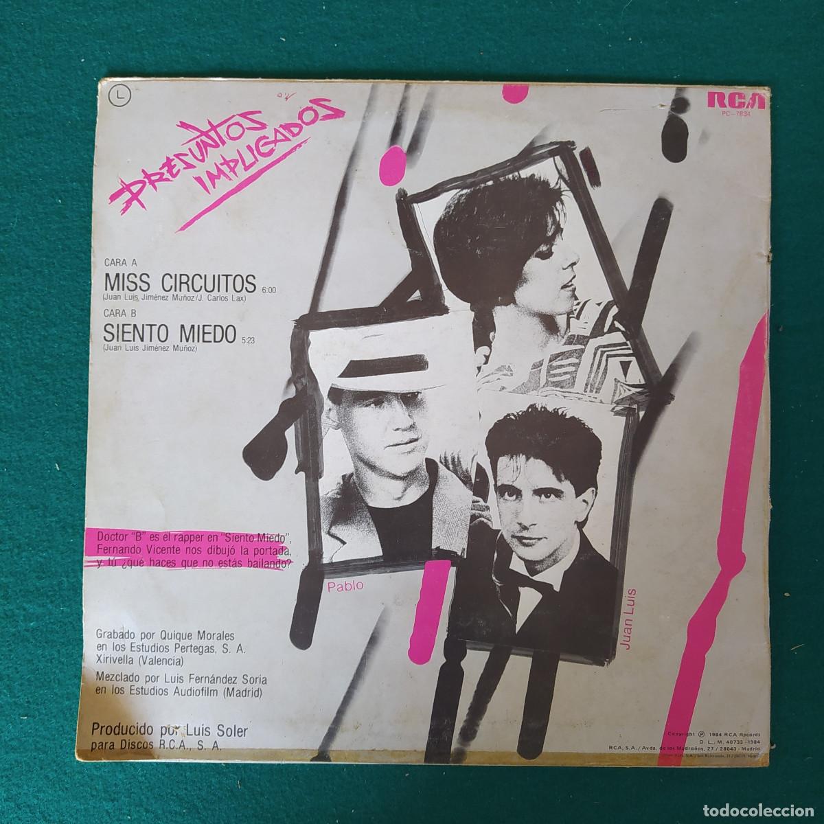 Discos de vinilo: Presuntos Implicados &ndash; Miss Circuitos - Foto 2