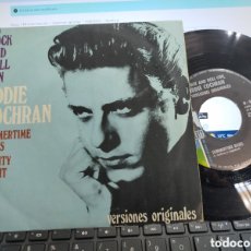 Discos de vinilo: EDDIE COCHRAN SINGLE - VERSIONES ORIGINALES - SUMMERTIME BLUES / TWENTY FLIGHT ROCK 1968 ESPAÑA