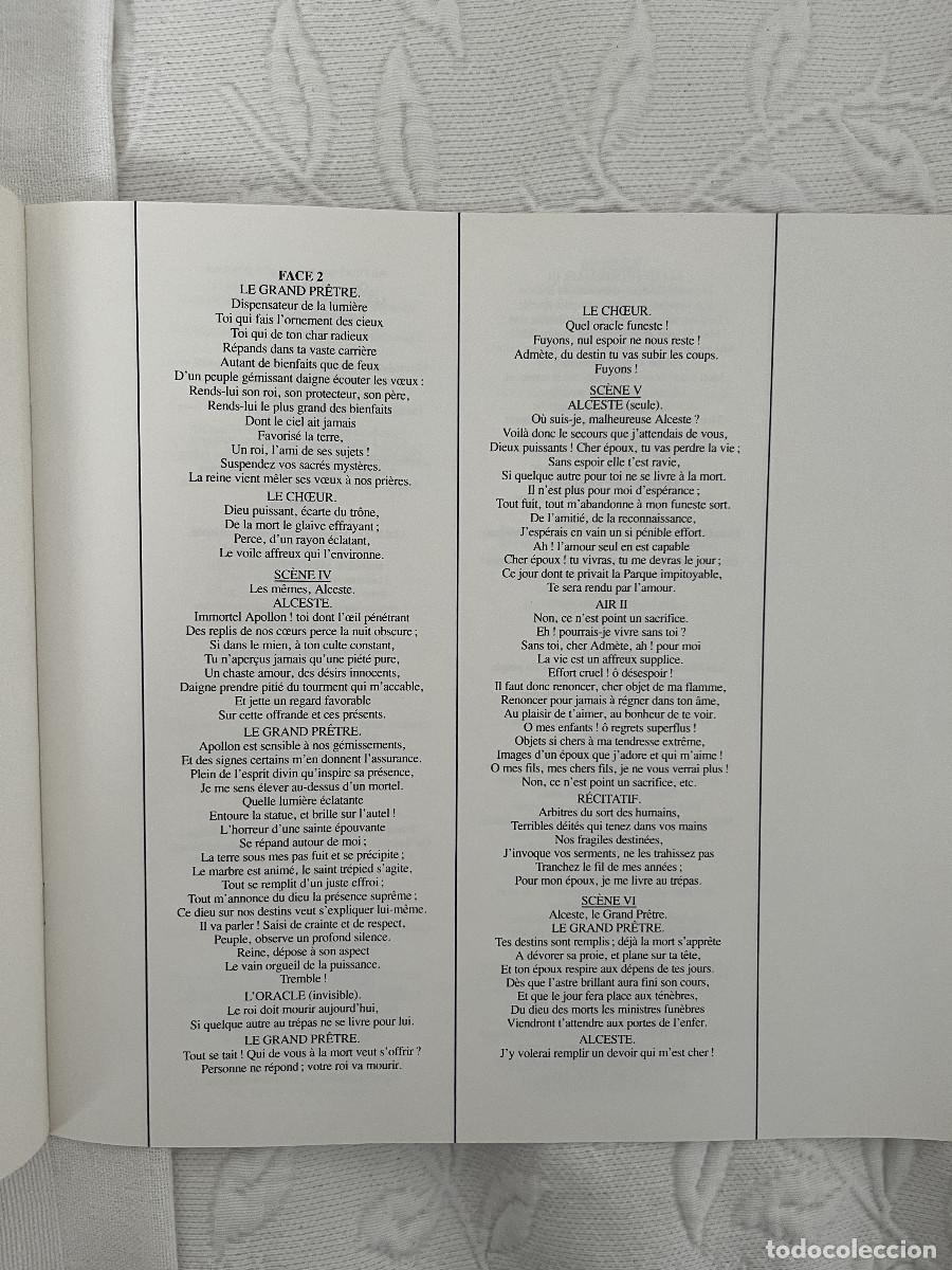 Discos de vinilo: Opera Alceste, de Gl&uuml;ck. Vinilo - Foto 4