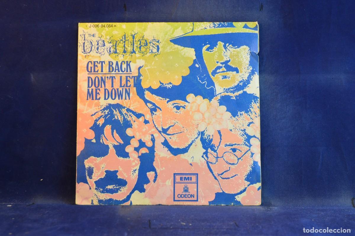 Discos de vinilo: THE BEATLES - GET BACK - DONT LET ME DOWN - SINGLE - Foto 1