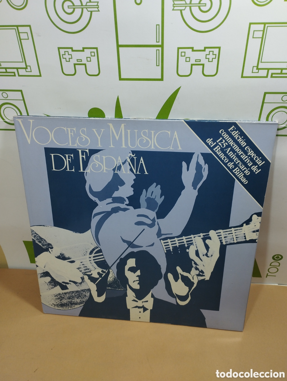 Discos de vinil: Voces y m&uacute;sica de Espa&ntilde;a. Lp.