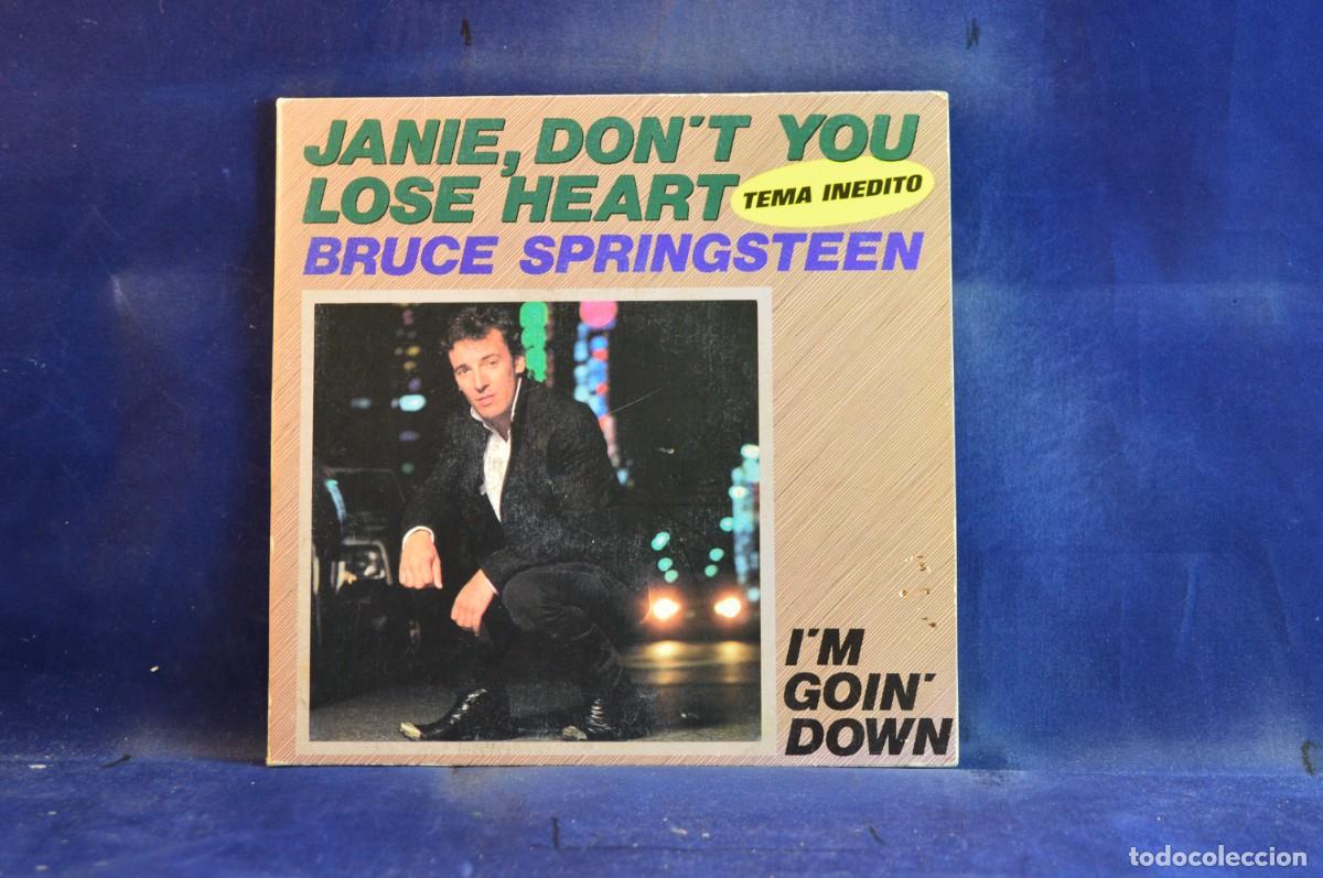 Discos de vinilo: BRUCE SPRINGSTEEN &ndash; JANIE DONT YOU - IM GOIN DOWN - SINGLE - Foto 1