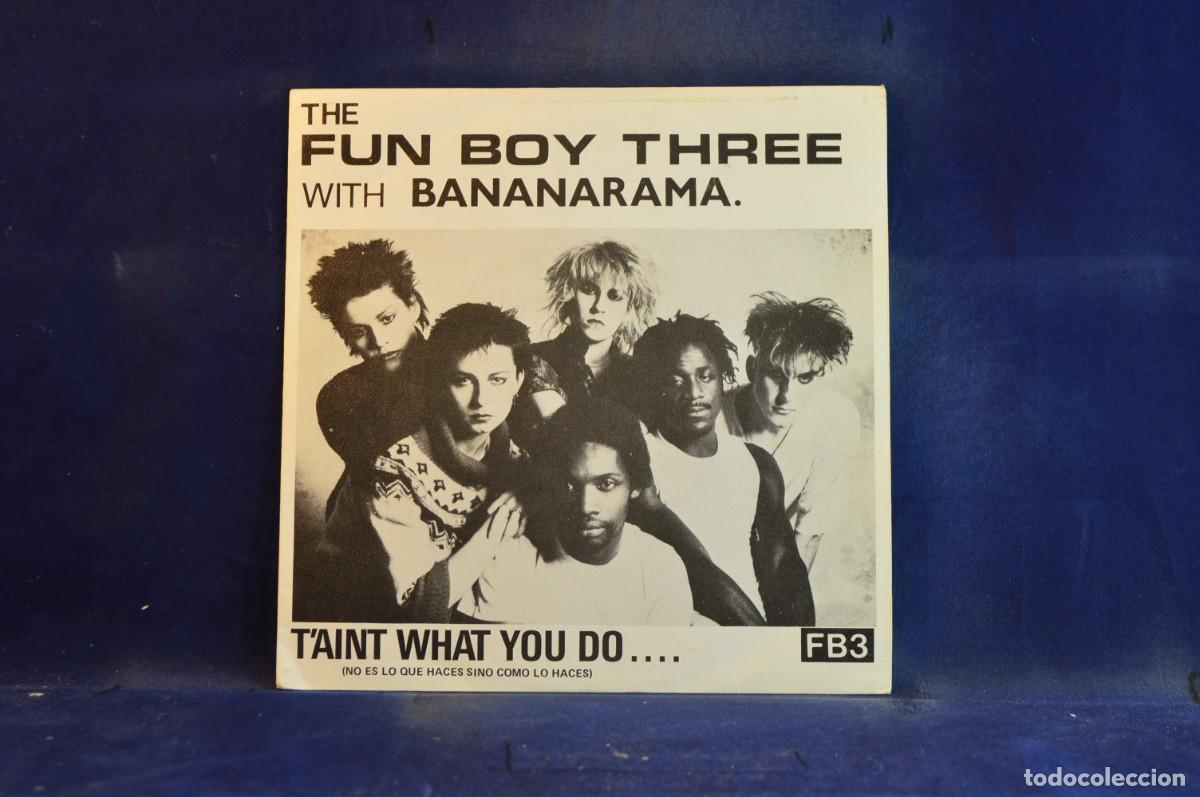 Vinyl records: THE BOY THEREE - WHITH BANANARAMA - T&Aacute;INT WHAT YOU DO - SINGLE