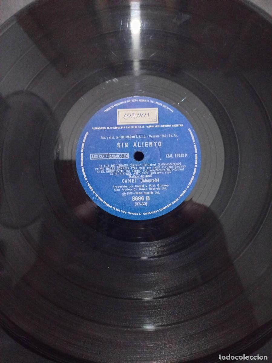 Discos de vinilo: CAMEL - SIN ALIENTO / 8696 - 1978 - Foto 3