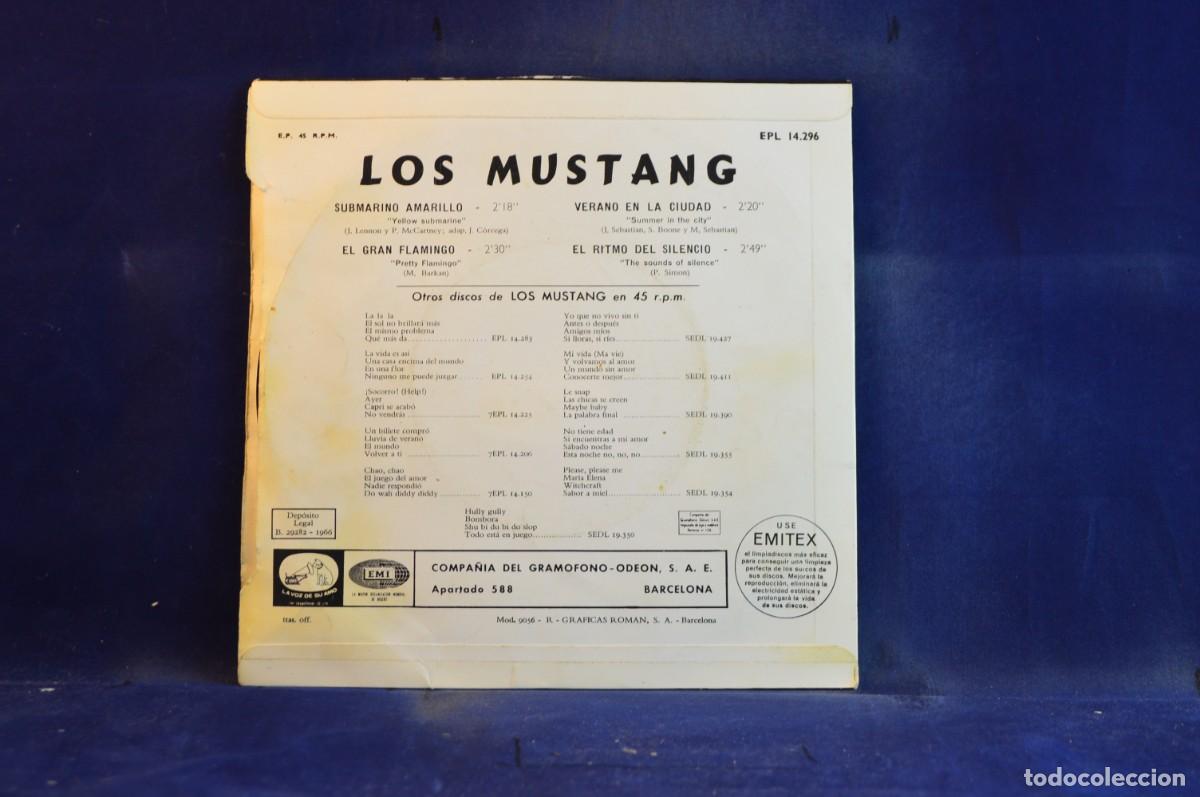 Discos de vinilo: LOS MUSTANG - SUBMARINO AMARILLO - + 3 EP - Foto 2