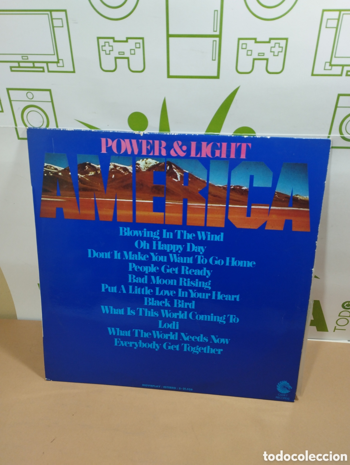 Discos de vinilo: Power and Light. Am&eacute;rica. Lp - Foto 1