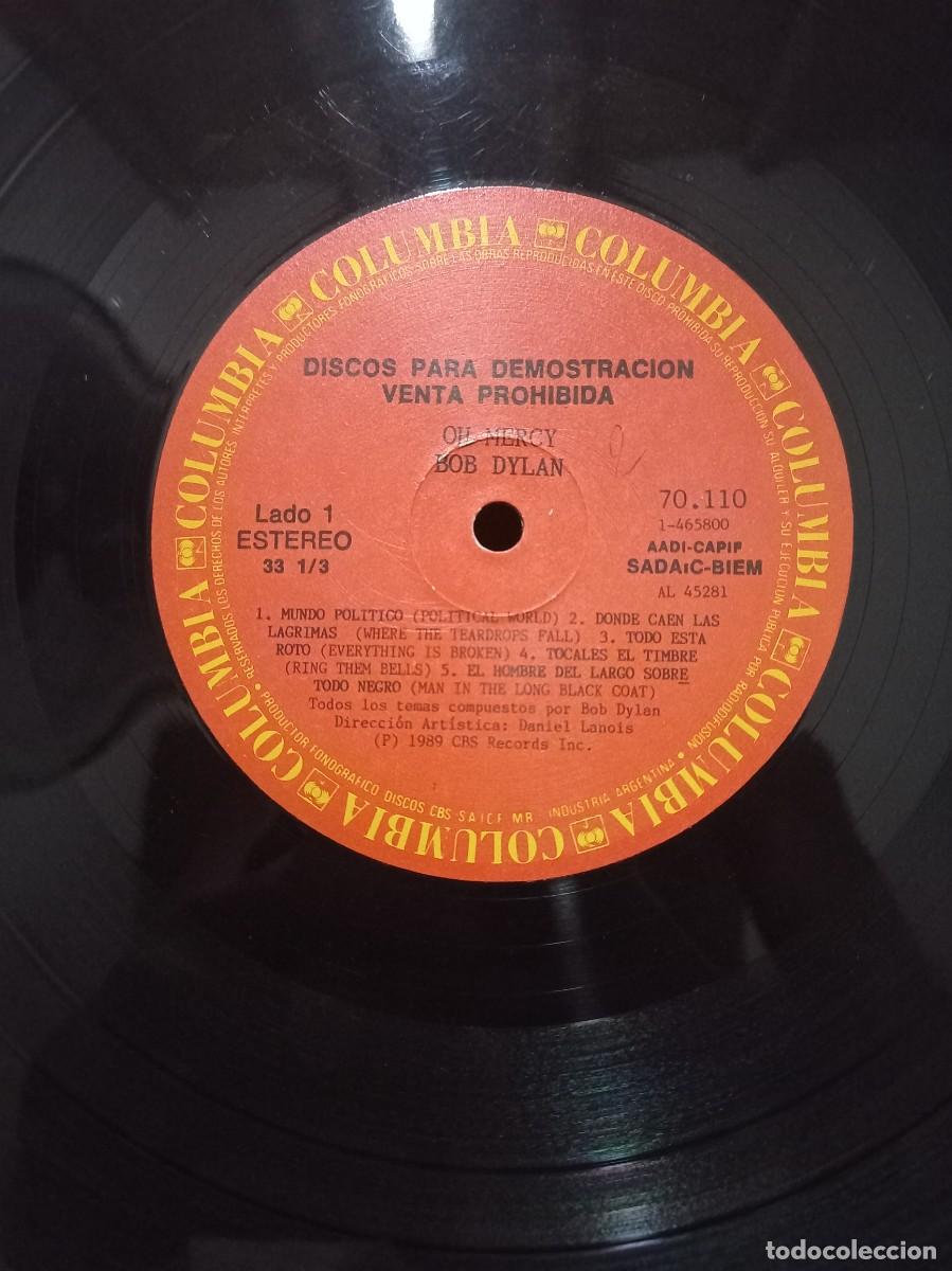 Discos de vinilo: BOB DYLAN - OH MERCY / 170-110 - 1989 - Foto 3