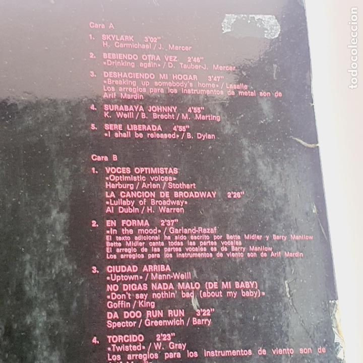 Discos de vinilo: Lp-BETTE MIDLER-EXCELENTE - Foto 7