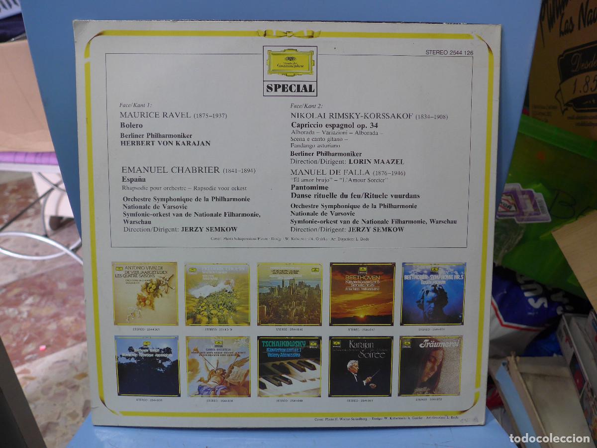 Discos de vinilo: BOLERO ESPA&Ntilde;A - Foto 2