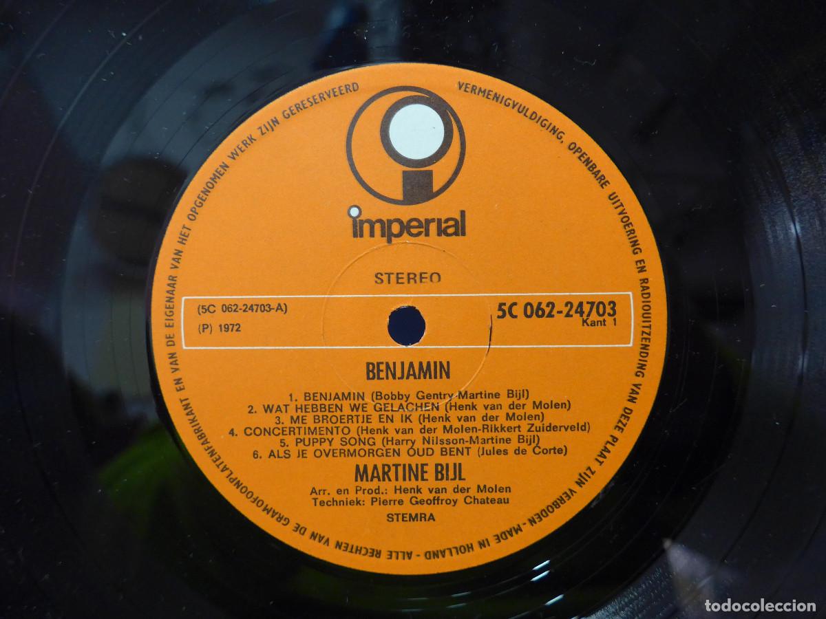 Discos de vinilo: BENJAMIN MARTINE BIJL - Foto 4