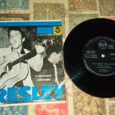 Discos de vinilo: ELVIS PRESLEY, SG, IT´S NOW OR NEVER RCA 1960 OG ESPAÑA LEA DESCRIPCION
