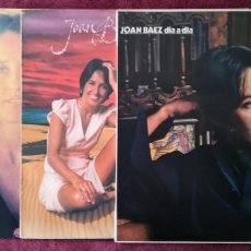 Discos de vinilo: JOAN BAEZ 3 LPS - DIA A DIA + GULF WINDS + DIAMONDS & RUST - MUY BIEN CONSERVADOS