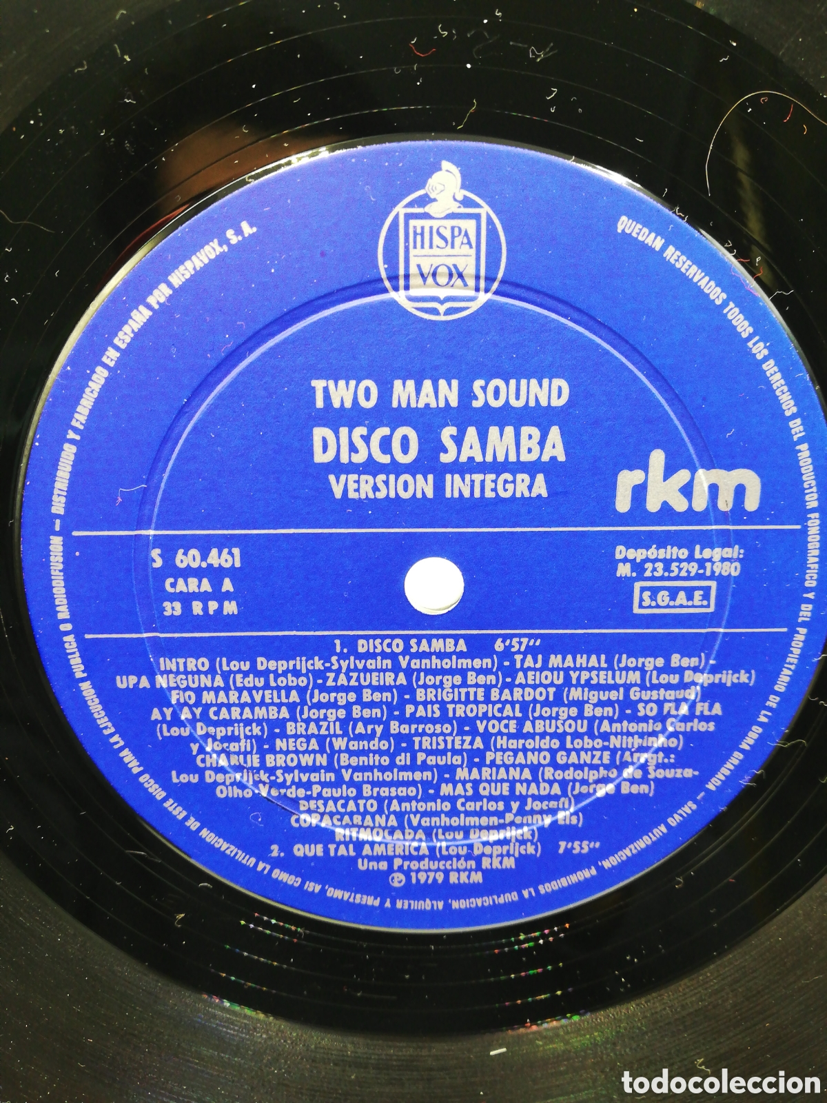 Discos de vinilo: Two Man Sound. Version &Iacute;ntegra. RKM. - Foto 3
