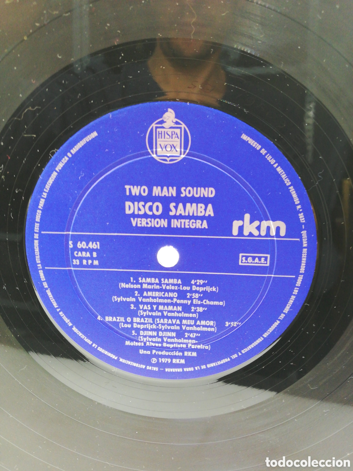 Discos de vinilo: Two Man Sound. Version &Iacute;ntegra. RKM. - Foto 4
