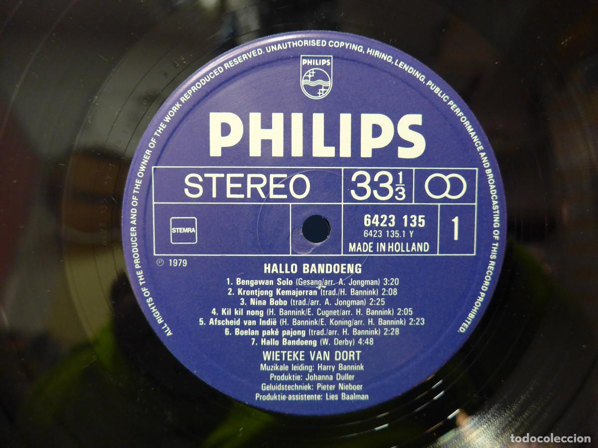 Discos de vinilo: WIETEKE VAN DORT HALLO BANDOENG - Foto 6