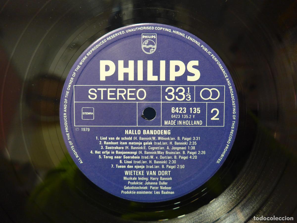Discos de vinilo: WIETEKE VAN DORT HALLO BANDOENG - Foto 8