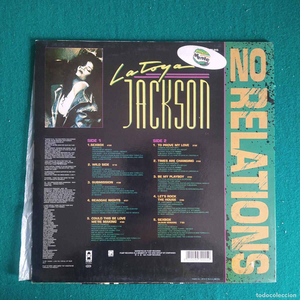 Discos de vinilo: La Toya Jackson &ndash; No Relations - Foto 2