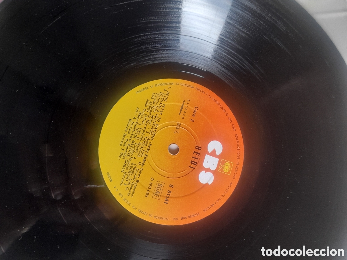 Discos de vinilo: Heidi, Historia completa, vinilo - Foto 4