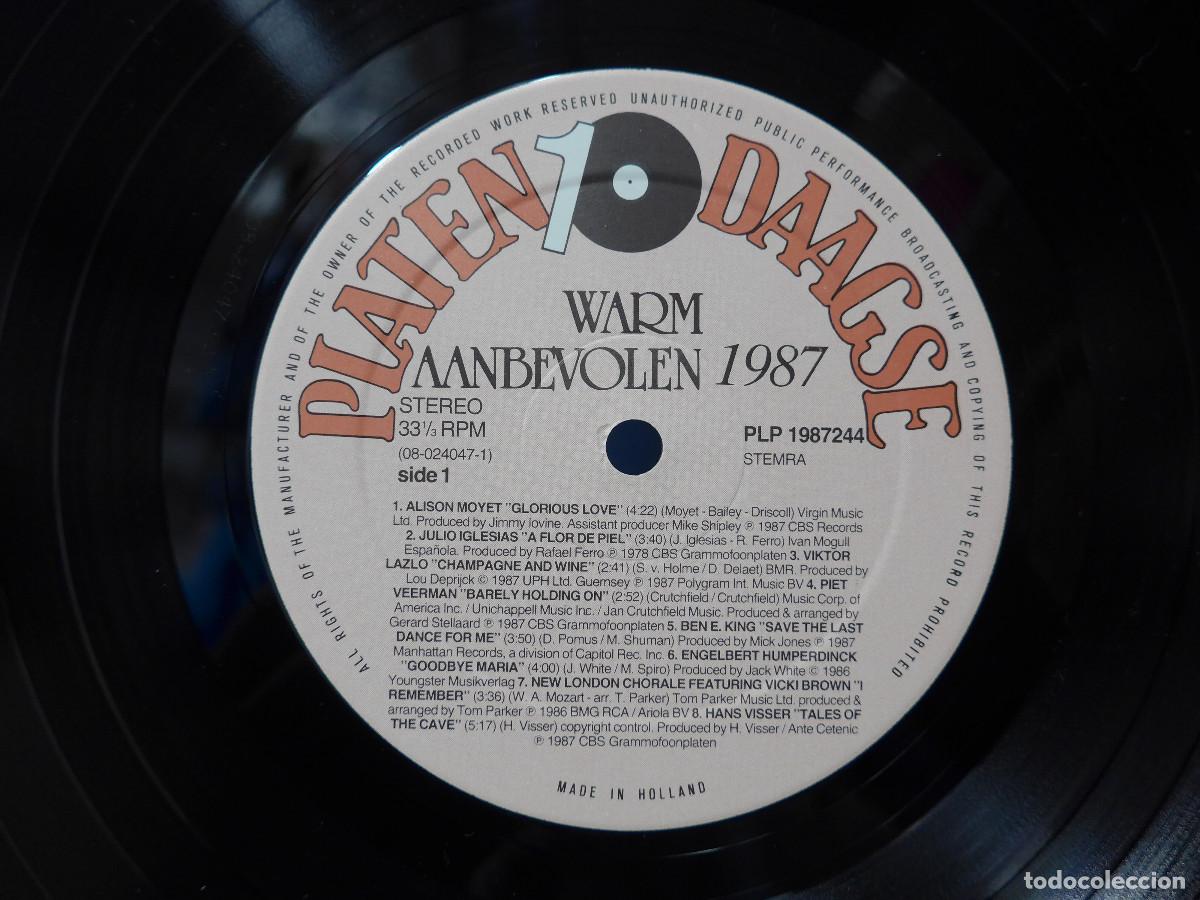 Discos de vinilo: WARM AANBEVOLEN 1987 - Foto 6