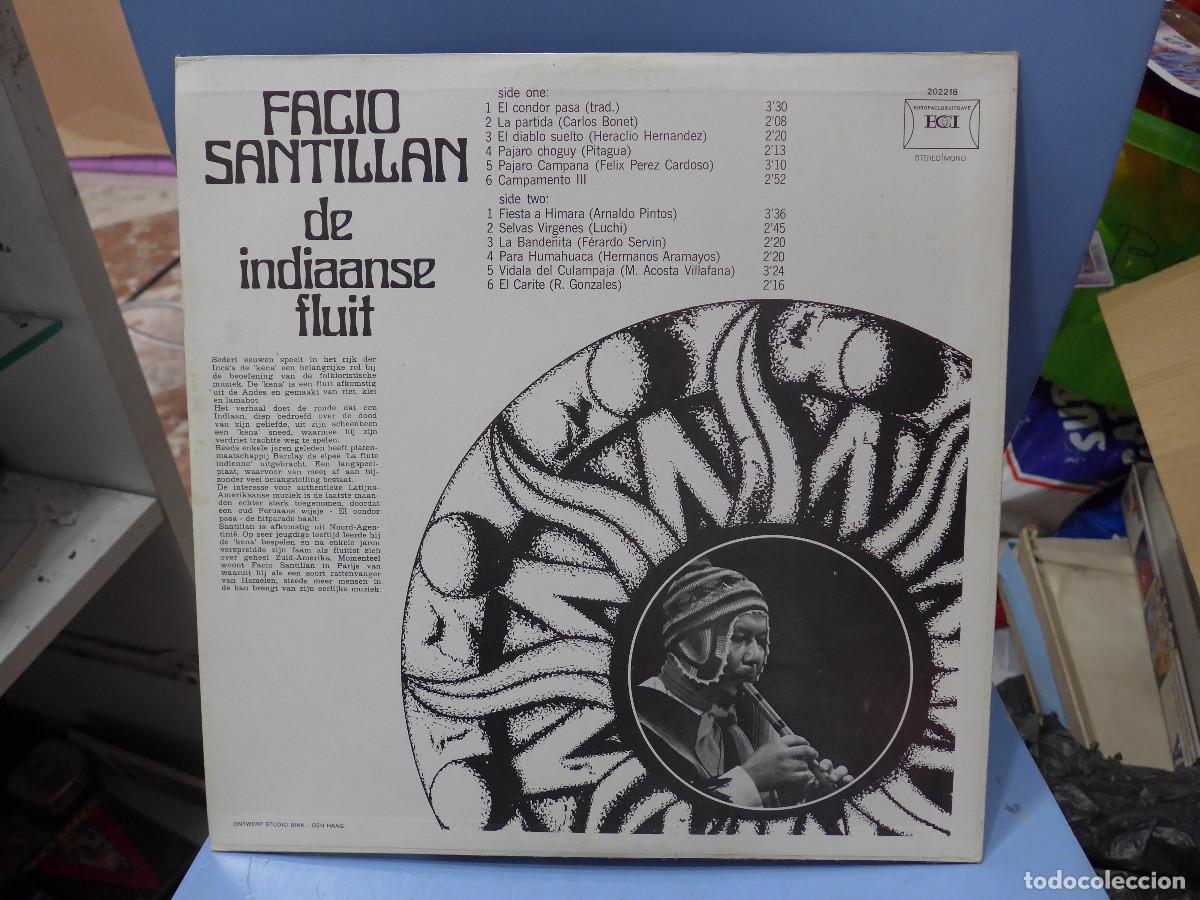 Discos de vinilo: FACIO SANTILLAN DE INDIAANSE FLUIT - Foto 2