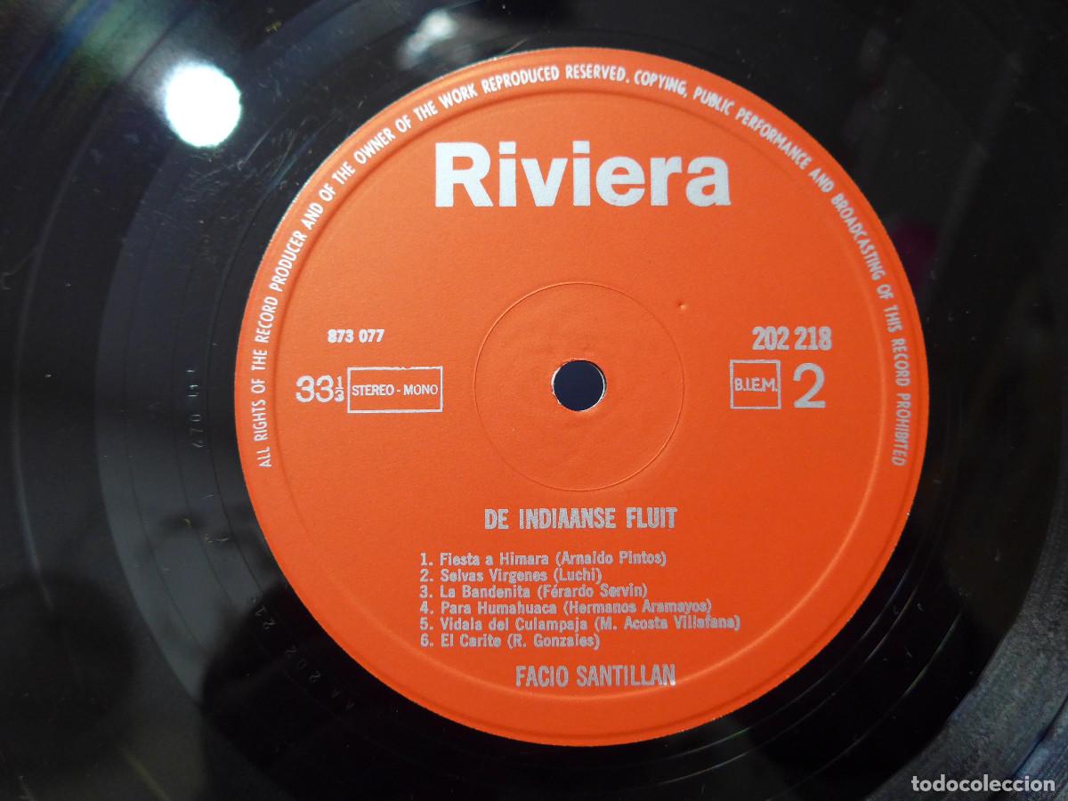 Discos de vinilo: FACIO SANTILLAN DE INDIAANSE FLUIT - Foto 8