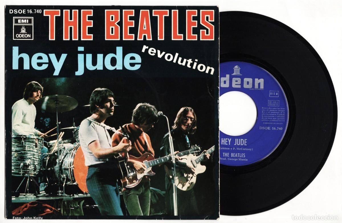 the beatles hey jude / revolution 1968 original - Compra venta en ...