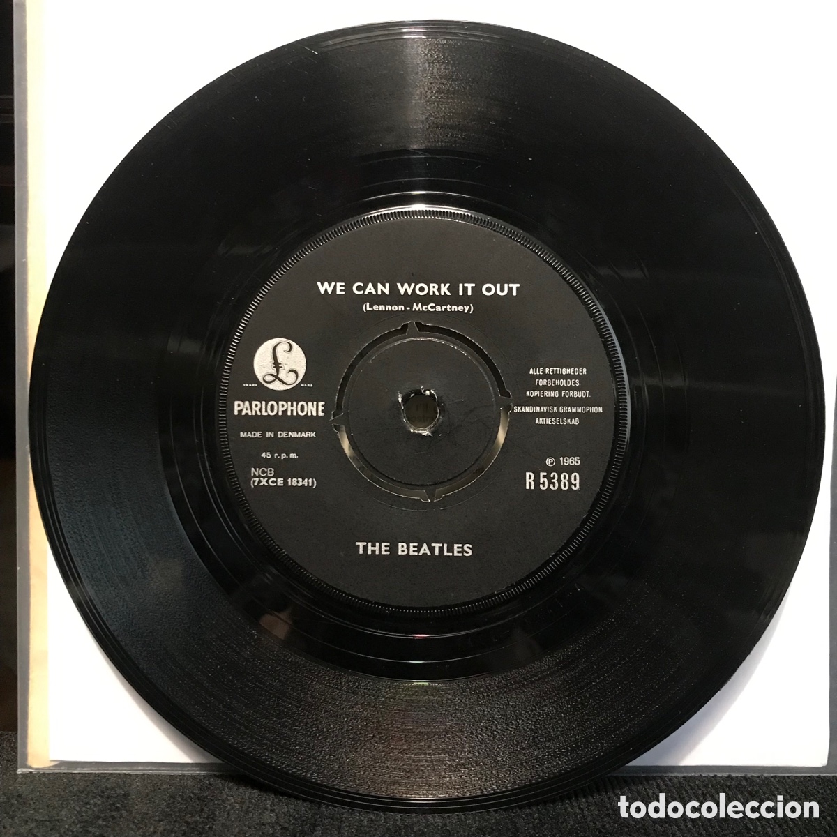 Discos de vinilo: The Beatles - We Can Work It Out 1965 Dinamarca - Foto 3