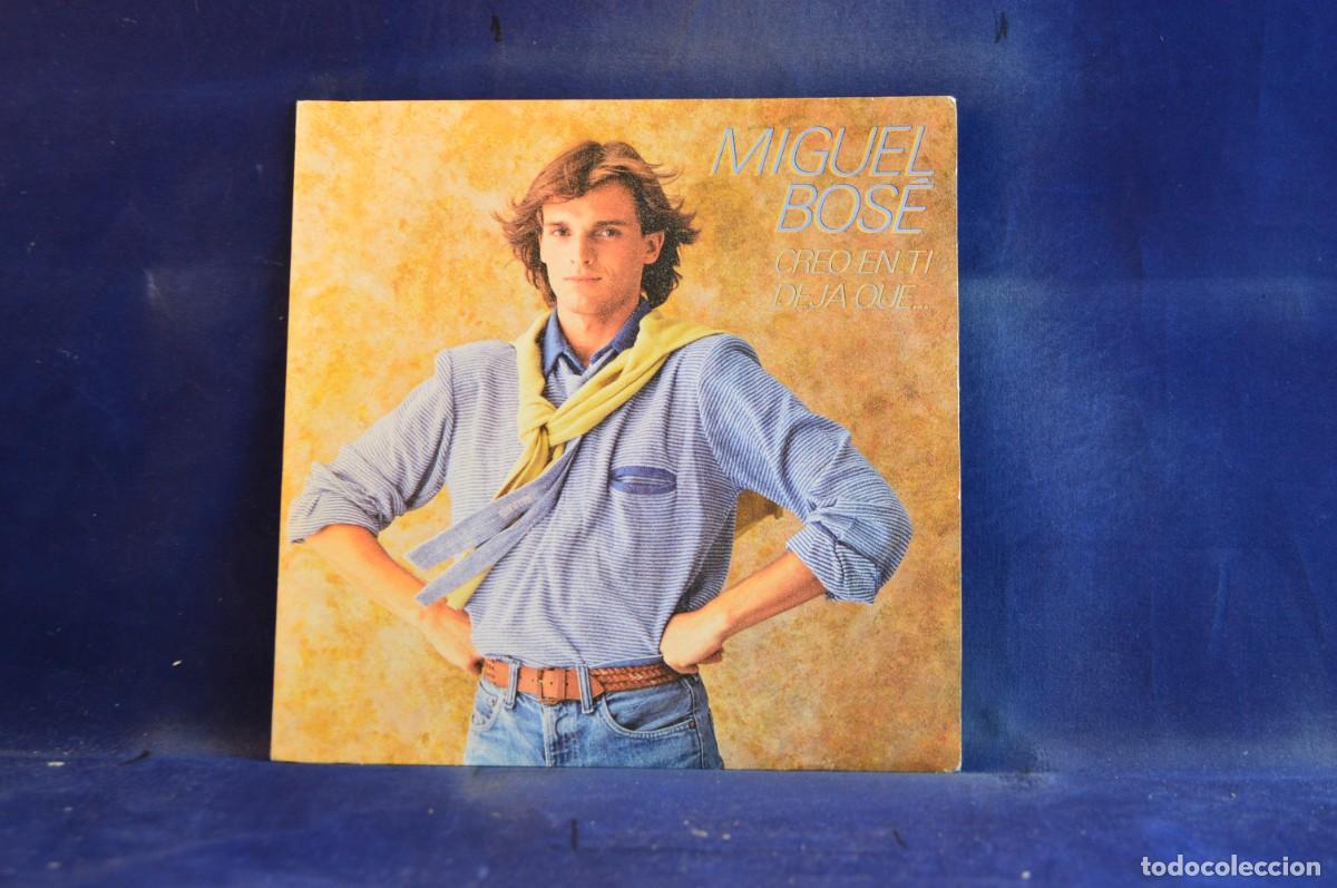 Discos de vinilo: MIGUEL BOSE - CREO EN TI - DEJA QUE - SINGLE - Foto 1